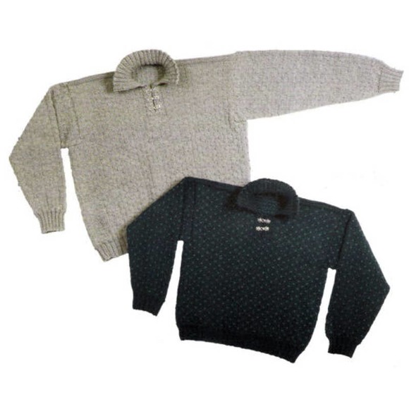 New Louise Silverman Design Louise 30 Alex's Placket Pullover Knitting Pattern - Picture 2 of 3